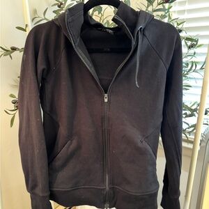 Athleta Black Zip-Up Hoodie
